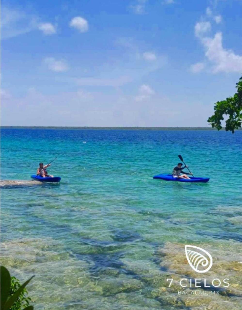 7 Cielos Bacalar. エクステリア 写真